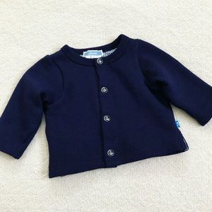 Jacadi | Navy Baby Fleece Cardigan